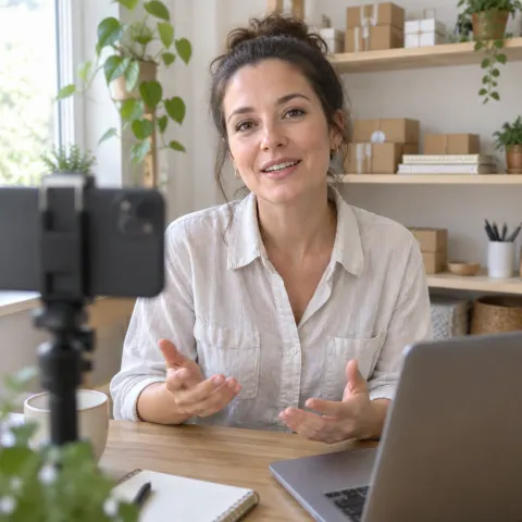 Example avatar presenting a post for solopreneurs